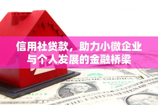 观音信用社贷款，助力小微企业与个人发展的金融桥梁