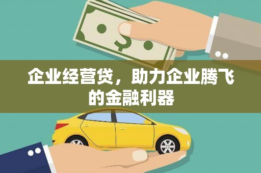 观音企业经营贷，助力企业腾飞的金融利器