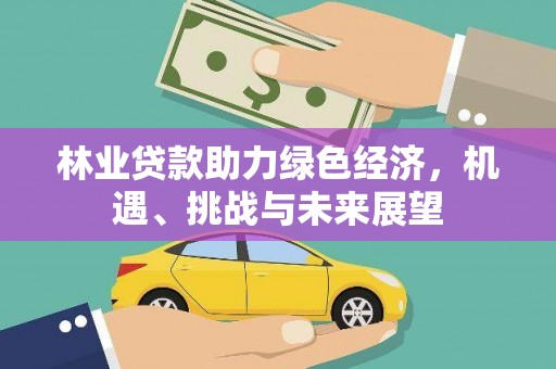 观音林业贷款助力绿色经济，机遇、挑战与未来展望