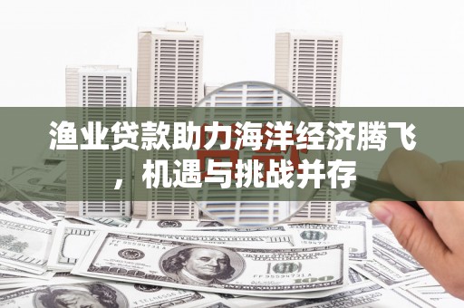 观音渔业贷款助力海洋经济腾飞，机遇与挑战并存