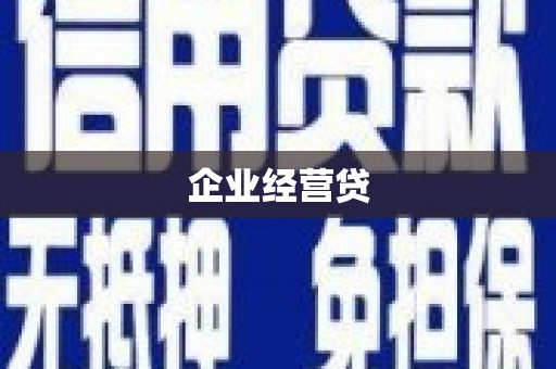 观音企业经营贷