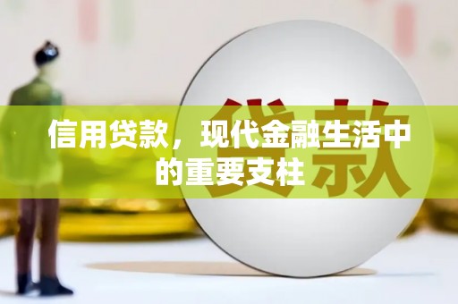 观音信用贷款，现代金融生活中的重要支柱
