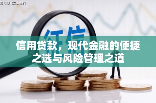 观音信用贷款，现代金融的便捷之选与风险管理之道