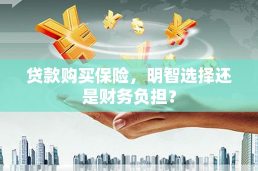 观音贷款购买保险，明智选择还是财务负担？