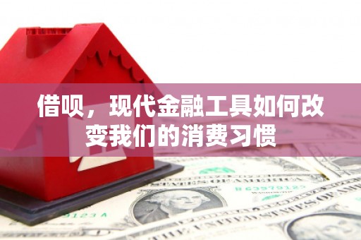 观音借呗，现代金融工具如何改变我们的消费习惯