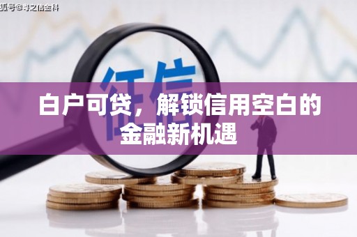 观音白户可贷，解锁信用空白的金融新机遇