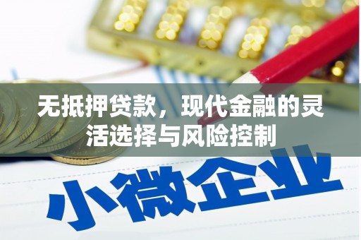 观音无抵押贷款，现代金融的灵活选择与风险控制