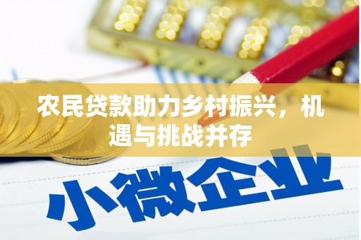 观音农民贷款助力乡村振兴，机遇与挑战并存