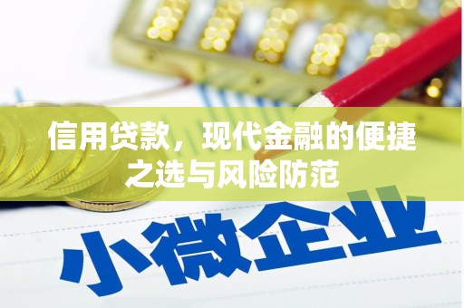观音信用贷款，现代金融的便捷之选与风险防范