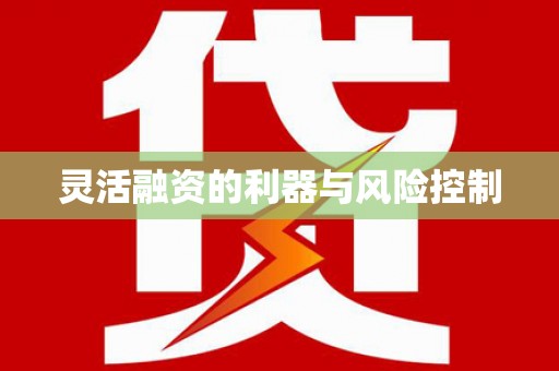 观音灵活融资的利器与风险控制