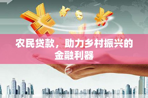 观音农民贷款，助力乡村振兴的金融利器