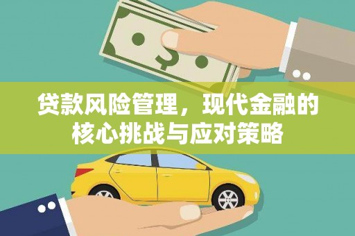 观音贷款风险管理，现代金融的核心挑战与应对策略