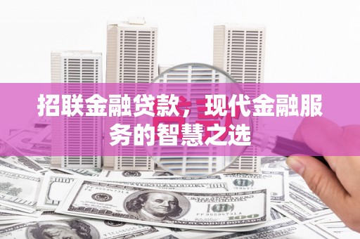 观音招联金融贷款，现代金融服务的智慧之选