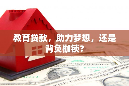 观音教育贷款，助力梦想，还是背负枷锁？