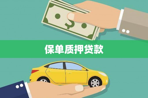 观音保单质押贷款