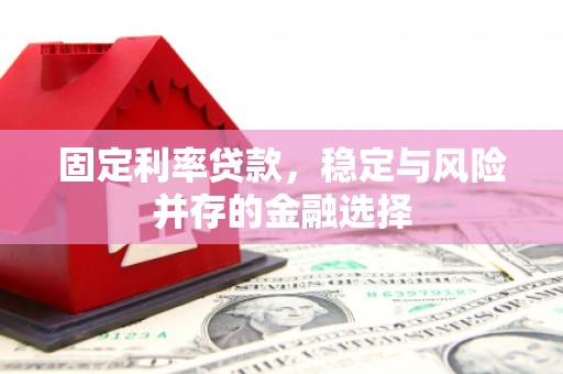观音固定利率贷款，稳定与风险并存的金融选择