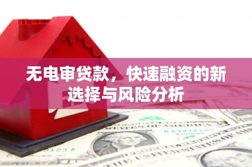 观音无电审贷款，快速融资的新选择与风险分析