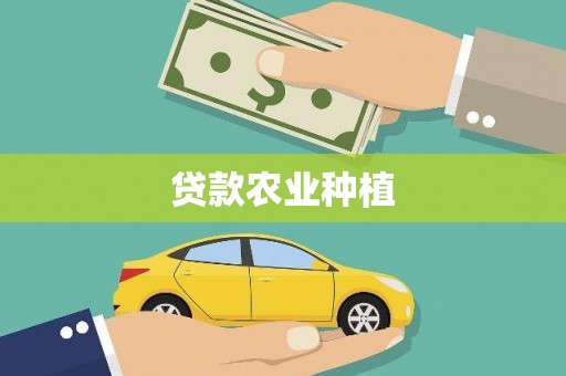 观音贷款农业种植