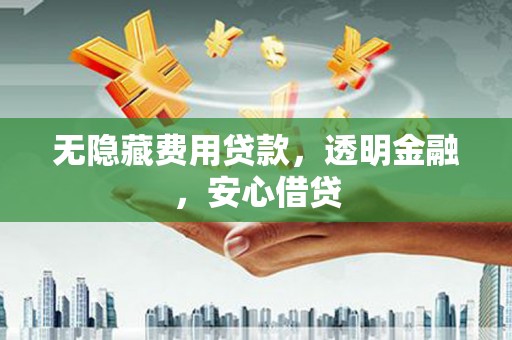 观音无隐藏费用贷款，透明金融，安心借贷