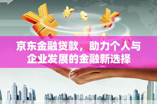 观音京东金融贷款，助力个人与企业发展的金融新选择