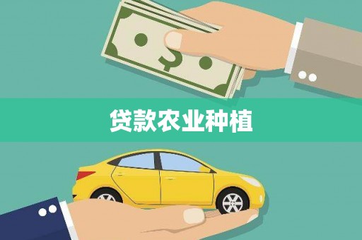 观音贷款农业种植