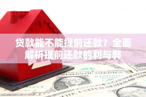 观音贷款能不能提前还款？全面解析提前还款的利与弊