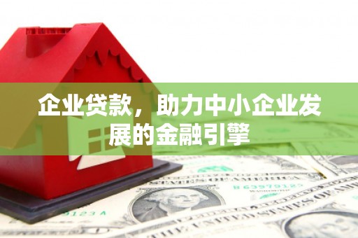 观音企业贷款，助力中小企业发展的金融引擎