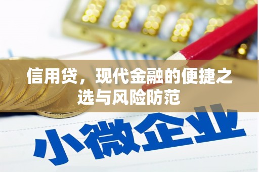 观音信用贷，现代金融的便捷之选与风险防范