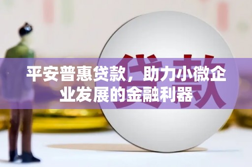 观音平安普惠贷款，助力小微企业发展的金融利器