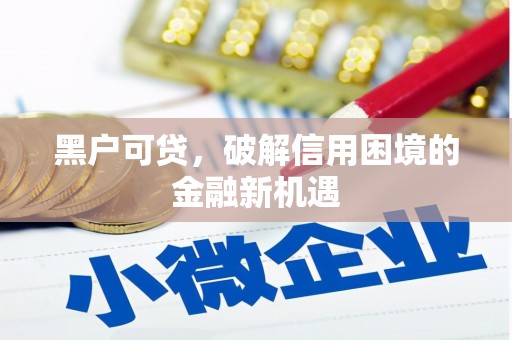 观音黑户可贷，破解信用困境的金融新机遇