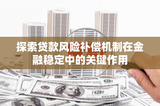 观音探索贷款风险补偿机制在金融稳定中的关键作用