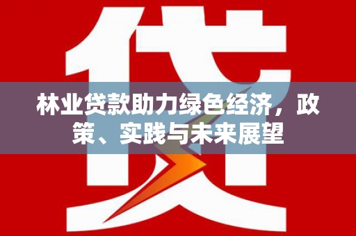 观音林业贷款助力绿色经济，政策、实践与未来展望