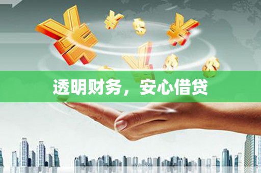 观音透明财务，安心借贷