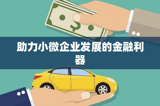 观音助力小微企业发展的金融利器