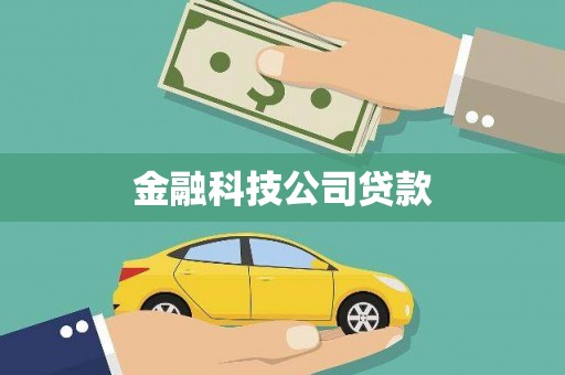 观音金融科技公司贷款