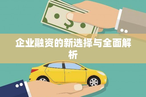 观音企业融资的新选择与全面解析